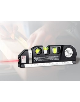 Лазерен нивелир с ролетка 2.5м 3 LED режима с USB